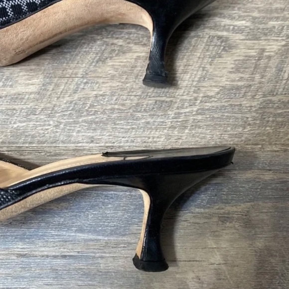 Manolo Blahnik Pointy Toe Mules - Picture 5 of 6